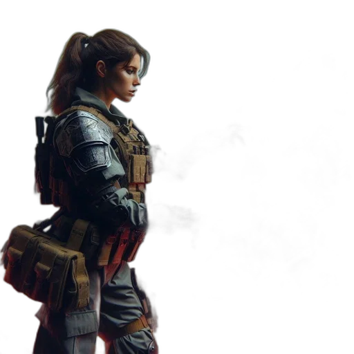 weapon, jacket, concept art, fantasy art transparent PNG cut-out