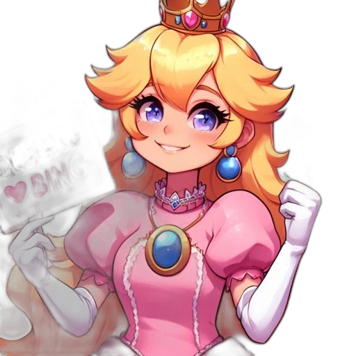 crown, dress, staff, robot transparent PNG cut-out