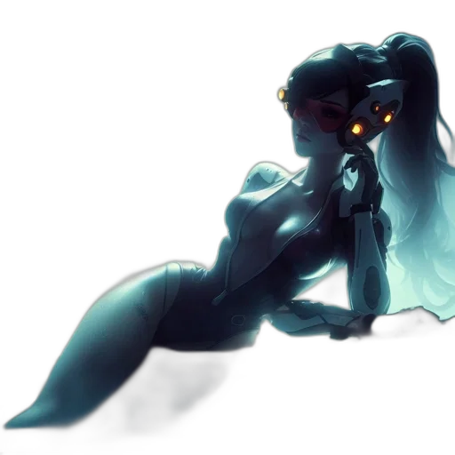 creature, dragon, staff, robot transparent PNG cut-out