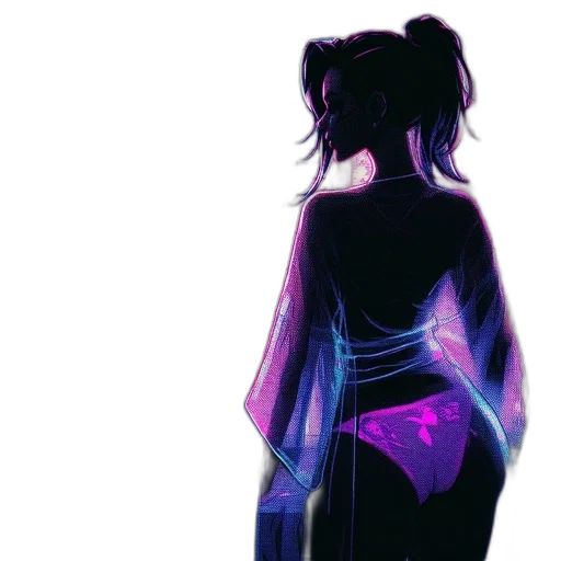 dress, jacket, creature, concept art transparent PNG cut-out