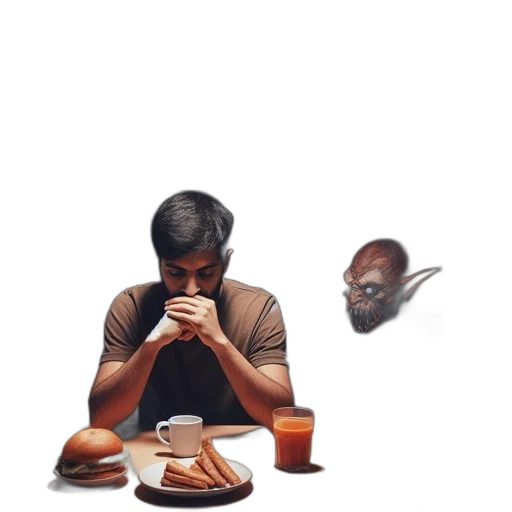food, mask, shoes, face transparent PNG cut-out