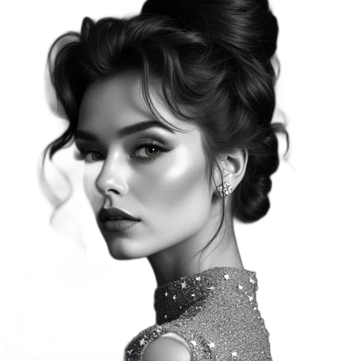 face, dress, jewelry, crown transparent PNG cut-out