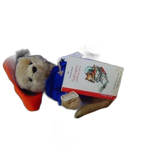 staff, stuffed, bear, blue transparent PNG cut-out