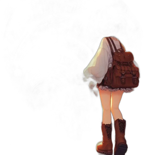 dress, jacket, hat, shoes transparent PNG cut-out