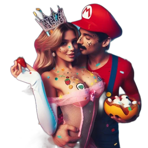crown, dress, concept art, pixel art transparent PNG cut-out