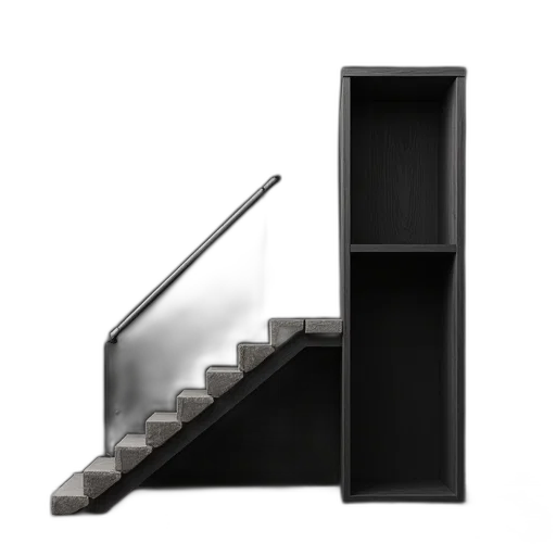 furniture, staff, building, 3d render transparent PNG cut-out