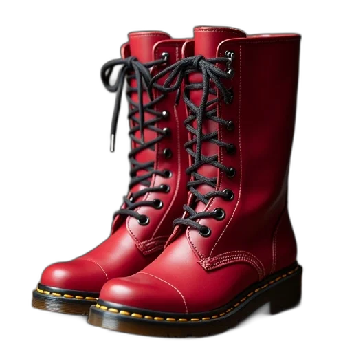 shoes, photorealistic, 3d render, red transparent PNG cut-out