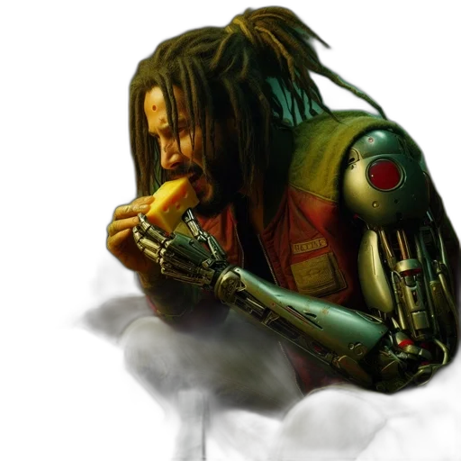 robot, weapon, concept art, comic book art transparent PNG cut-out
