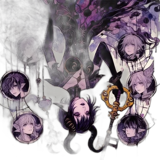 staff, mask, concept art, fantasy art transparent PNG cut-out