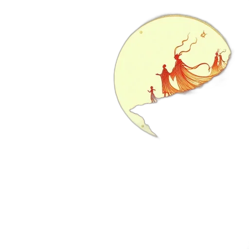 dragon, staff, hair, hat transparent PNG cut-out