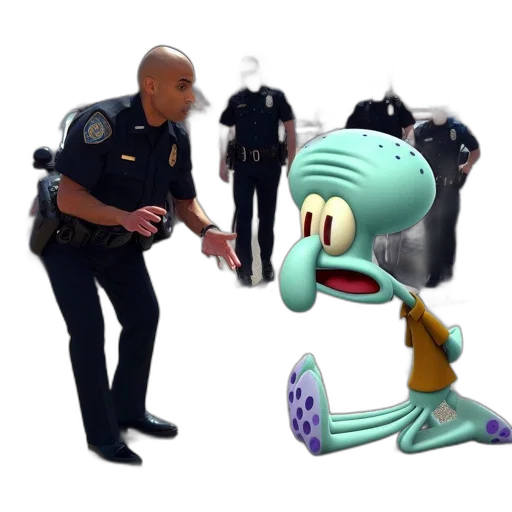 weapon, creature, staff, animal transparent PNG cut-out