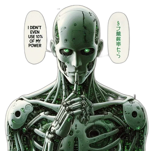 robot, mask, face, creature transparent PNG cut-out