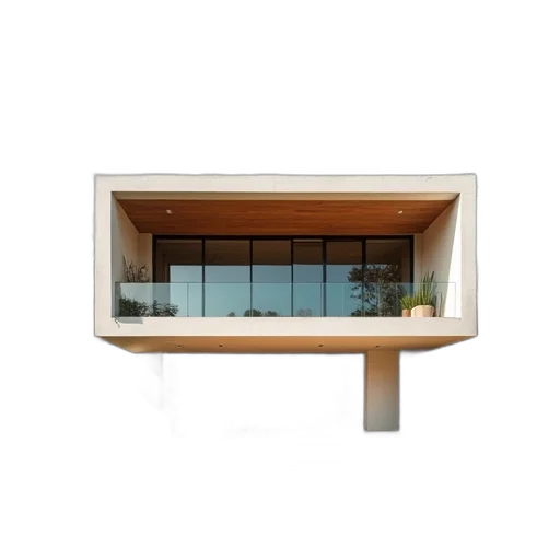 furniture, building, 3d render, earth tones transparent PNG cut-out