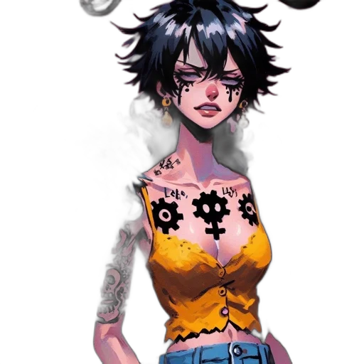 dress, mask, staff, concept art transparent PNG cut-out