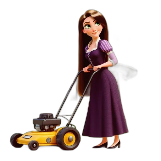 staff, dress, 3d render, cartoon transparent PNG cut-out