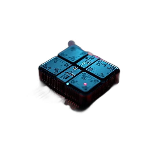 robot, crown, 3d render, cyberpunk transparent PNG cut-out