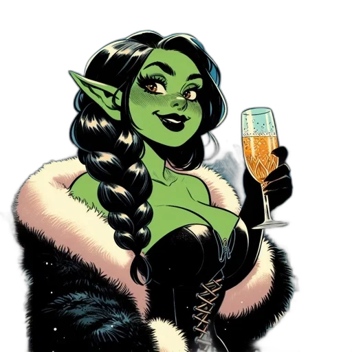 comic book art, concept art, fantasy art, cartoon transparent PNG cut-out