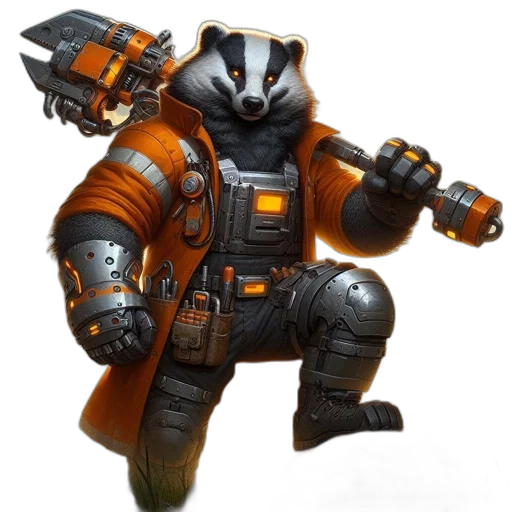 animal, jacket, concept art, cyberpunk transparent PNG cut-out