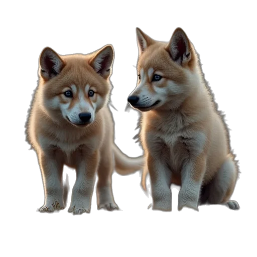 animal, photorealistic, 3d render, concept art transparent PNG cut-out
