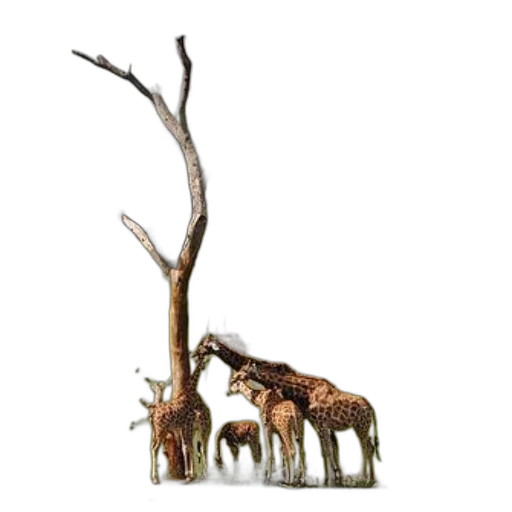 staff, animal, tree, furniture transparent PNG cut-out