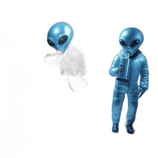 robot, creature, mask, jacket transparent PNG cut-out