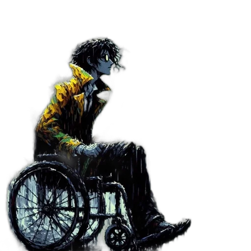jacket, comic book art, concept art, watercolor transparent PNG cut-out