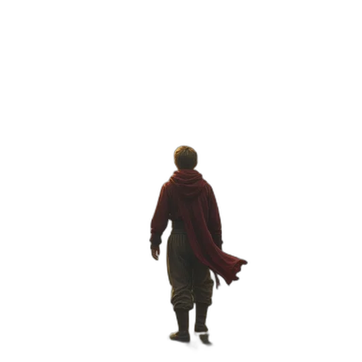 staff, jacket, creature, robot transparent PNG cut-out