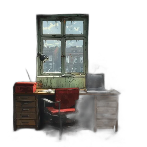 furniture, building, robot, staff transparent PNG cut-out