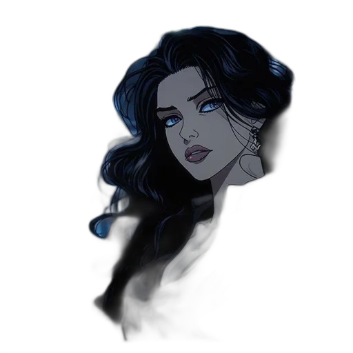 face, hair, mask, crown transparent PNG cut-out