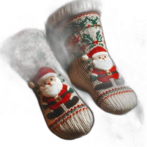 shoes, photorealistic, 3d render, snow transparent PNG cut-out
