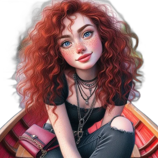 dress, jewelry, face, fantasy art transparent PNG cut-out