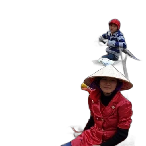 umbrella, hat, staff, shoes transparent PNG cut-out