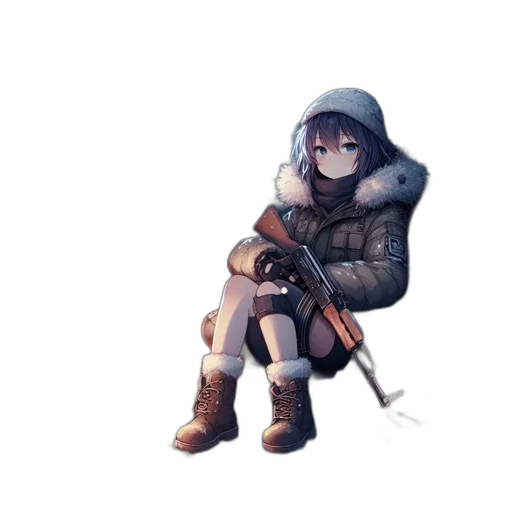 jacket, weapon, sword, staff transparent PNG cut-out
