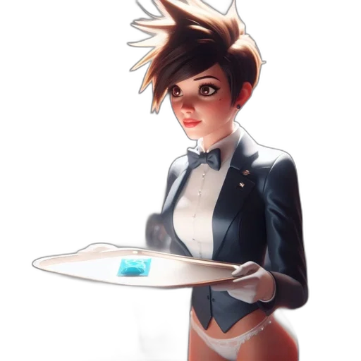 staff, robot, jacket, dress transparent PNG cut-out