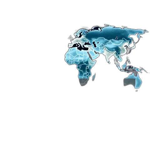 3d render, blue, global, news transparent PNG cut-out