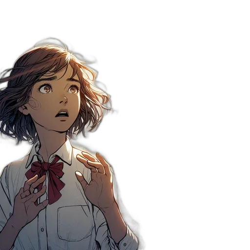 comic book art, concept art, anime, cartoon transparent PNG cut-out