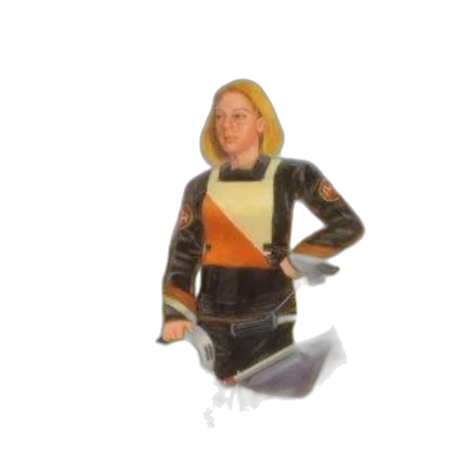 jacket, staff, dress, robot transparent PNG cut-out