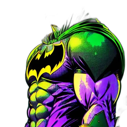 mask, creature, jacket, comic book art transparent PNG cut-out
