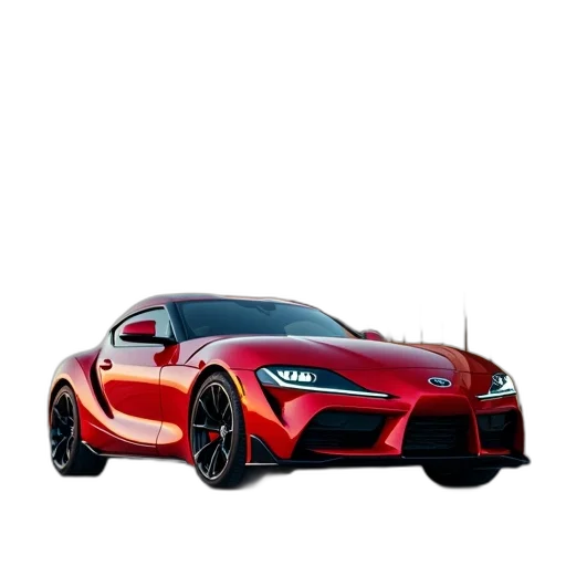 car, weapon, 3d render, photorealistic transparent PNG cut-out