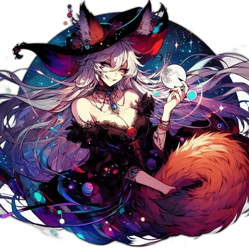 staff, dress, creature, mask transparent PNG cut-out