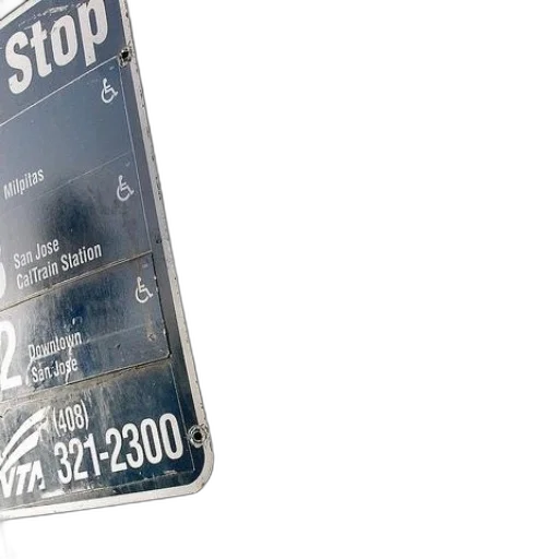 bus, stop, sign, number transparent PNG cut-out