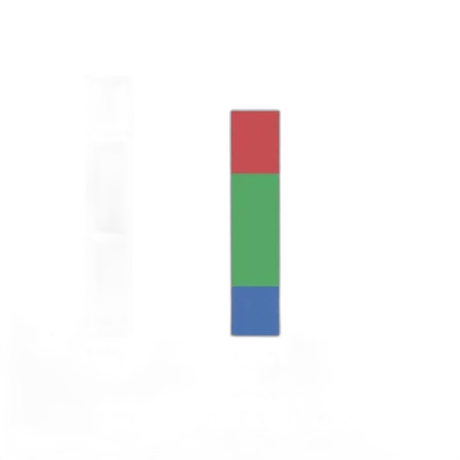 staff, robot, pixel art, colorful transparent PNG cut-out