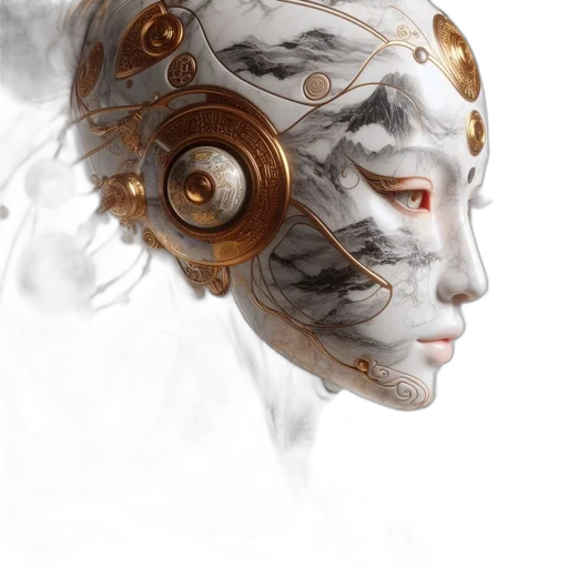 mask, face, robot, jewelry transparent PNG cut-out