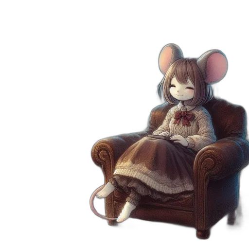 furniture, animal, creature, dress transparent PNG cut-out