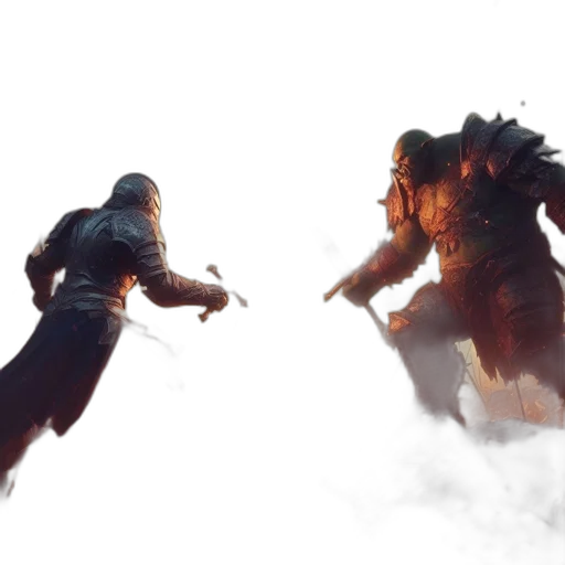 sword, concept art, fantasy art, 3d render transparent PNG cut-out