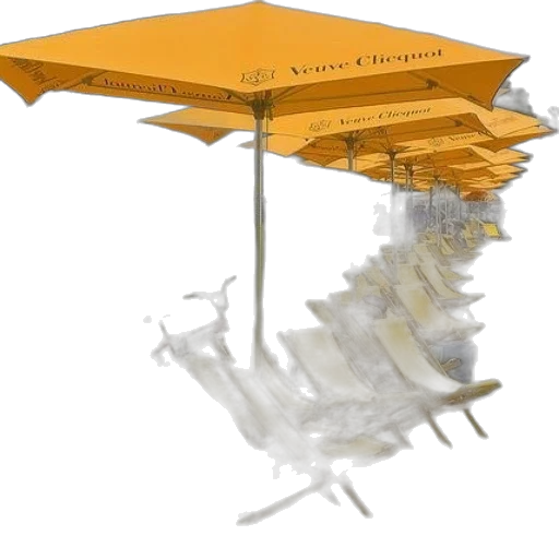 umbrella, furniture, staff, 3d render transparent PNG cut-out