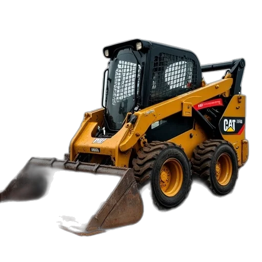 weapon, cat, skid, steer transparent PNG cut-out