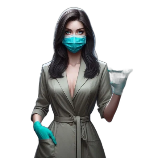 mask, concept art, vaporwave, cyberpunk transparent PNG cut-out