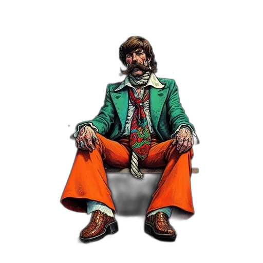 jacket, staff, furniture, concept art transparent PNG cut-out