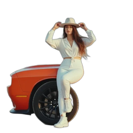 car, hat, robot, jacket transparent PNG cut-out